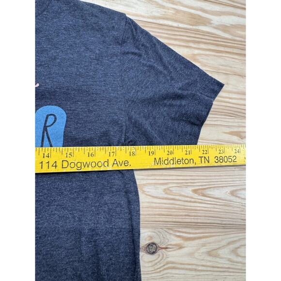Hello Summer Unisex Size Medium T-Shirt Fun Hello Summer Soft Gray Heather Bella - Picture 2 of 5